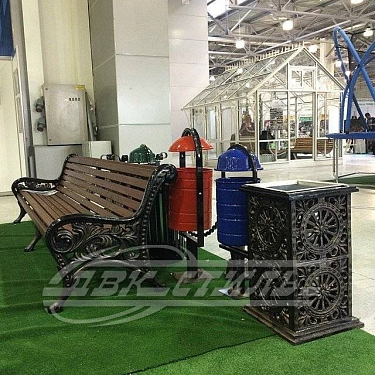Скамейка чугунная «Парк».  �11